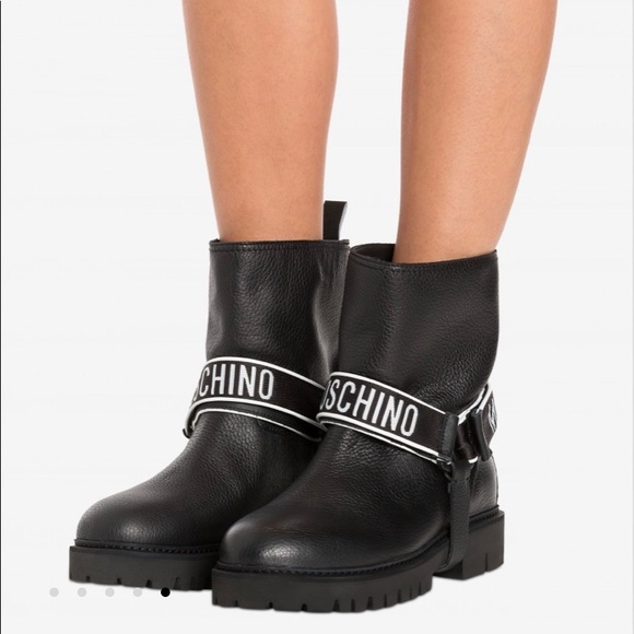 Moschino biker boots Clearance